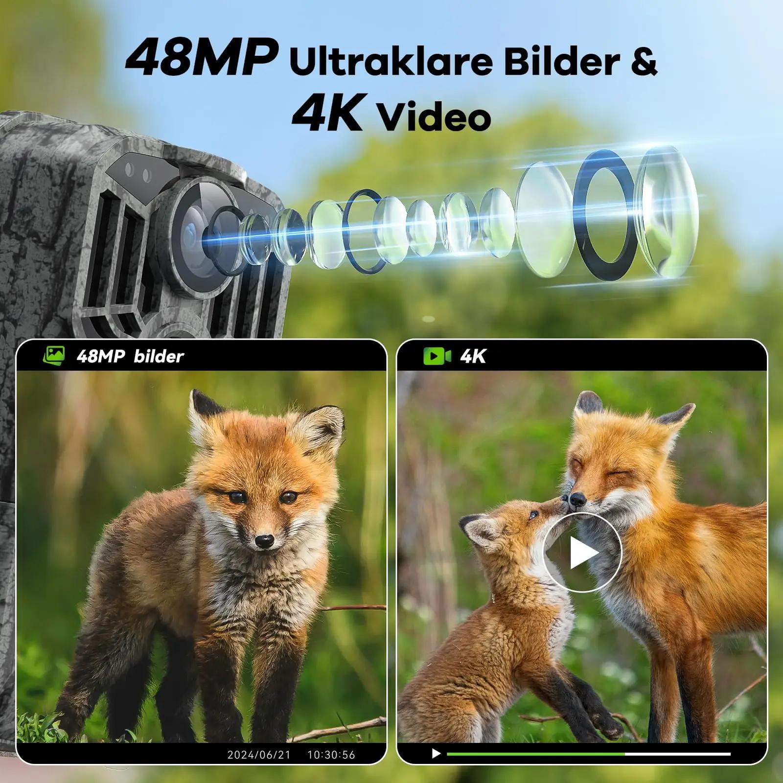 DEATTI vastupidav metsakaamera 4K 48MP koos WIFI-ga – kasutusnäide