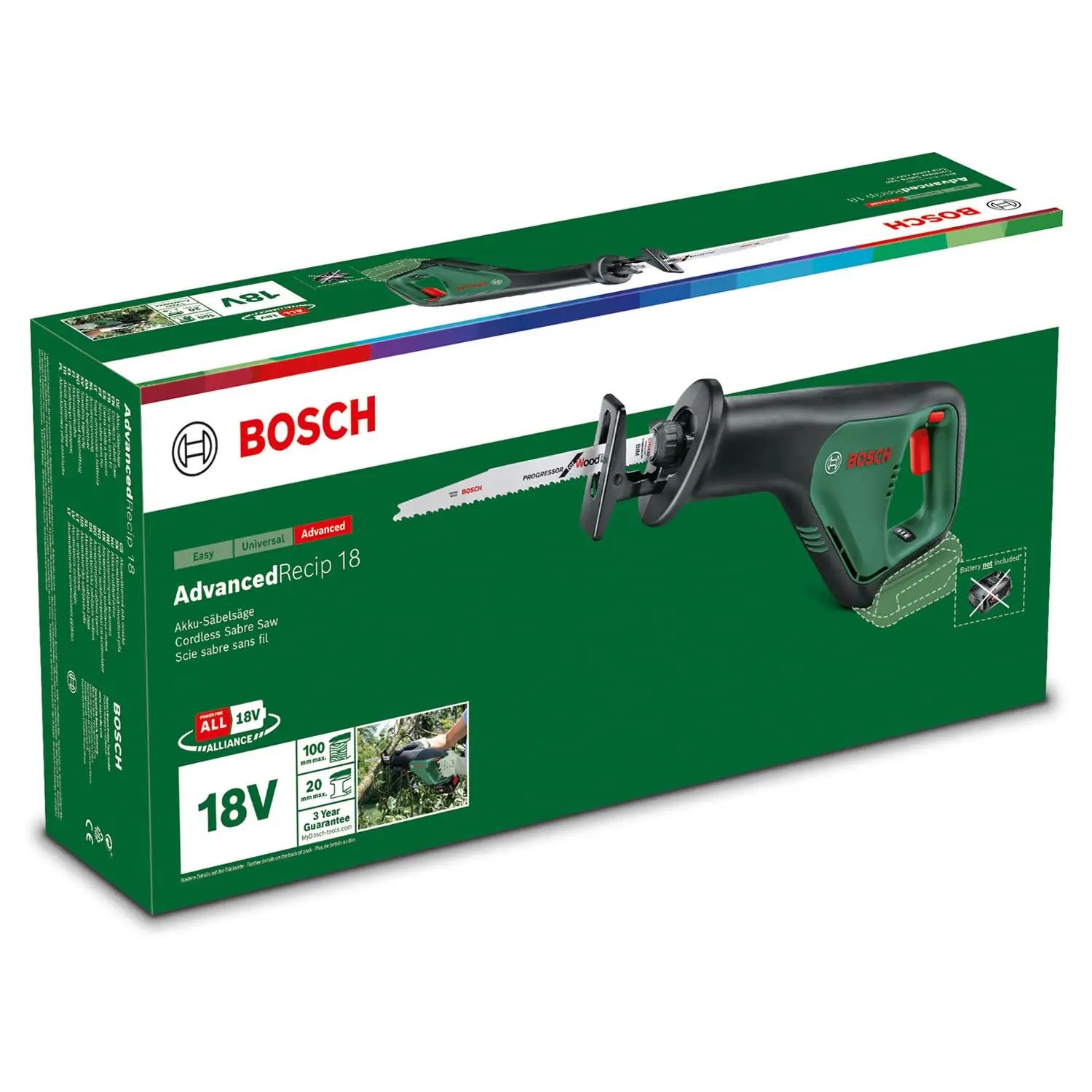 Bosch kvaliteetne akuga saag – AdvancedRecip18 komplekt – pilt 8