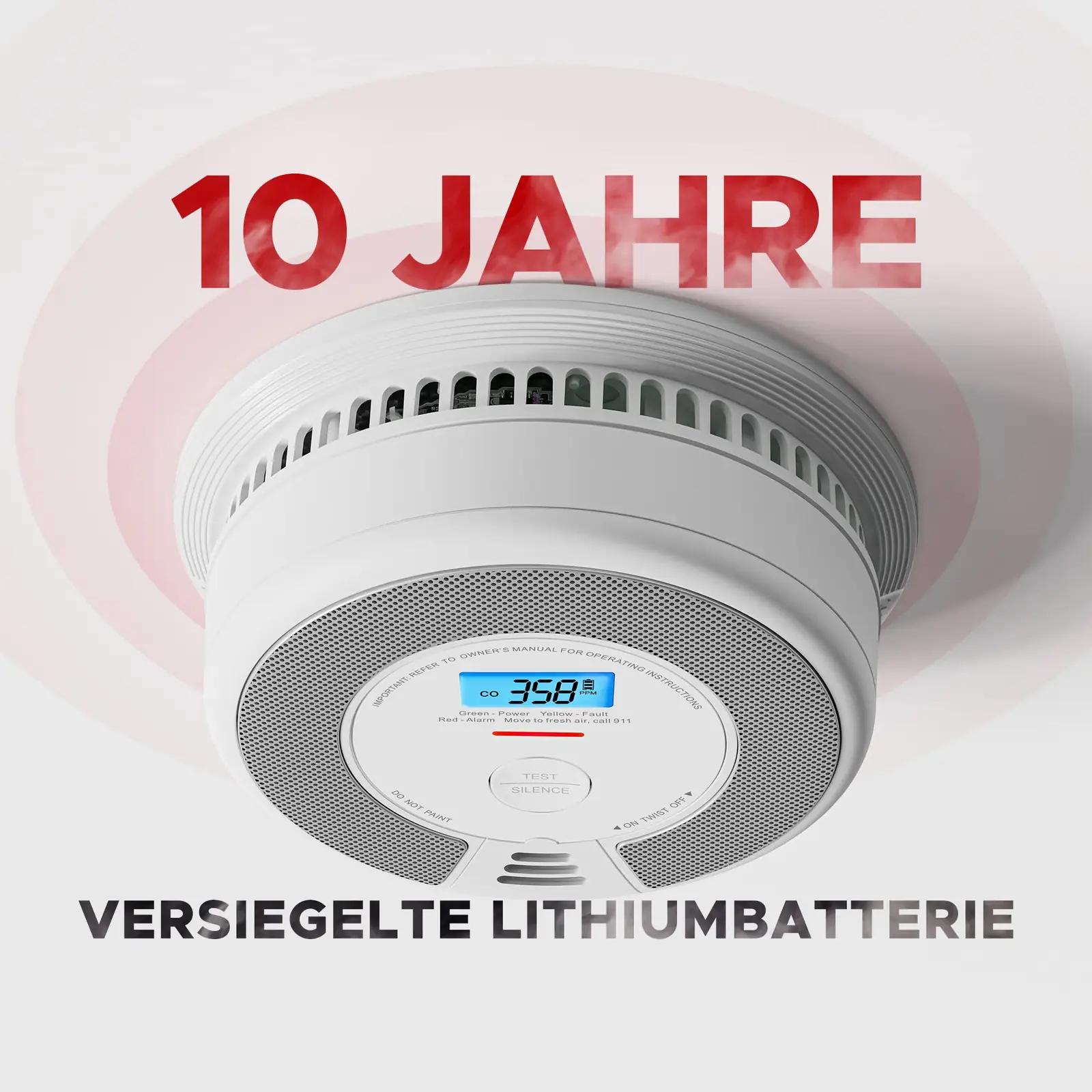 X-Sense tuha- ja CO-andur SC07-W – vastupidav ABS, 10a aku – kasutusnäide