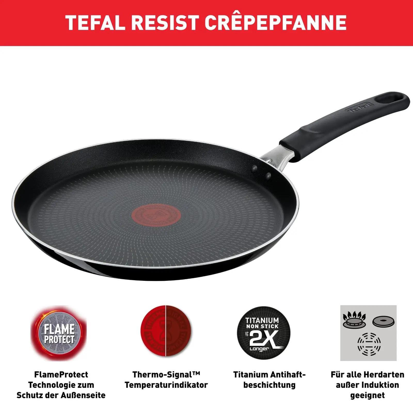 Tefal mittekleepuv crêpe-pann 25 cm — kerge puhastus – kasutusnäide