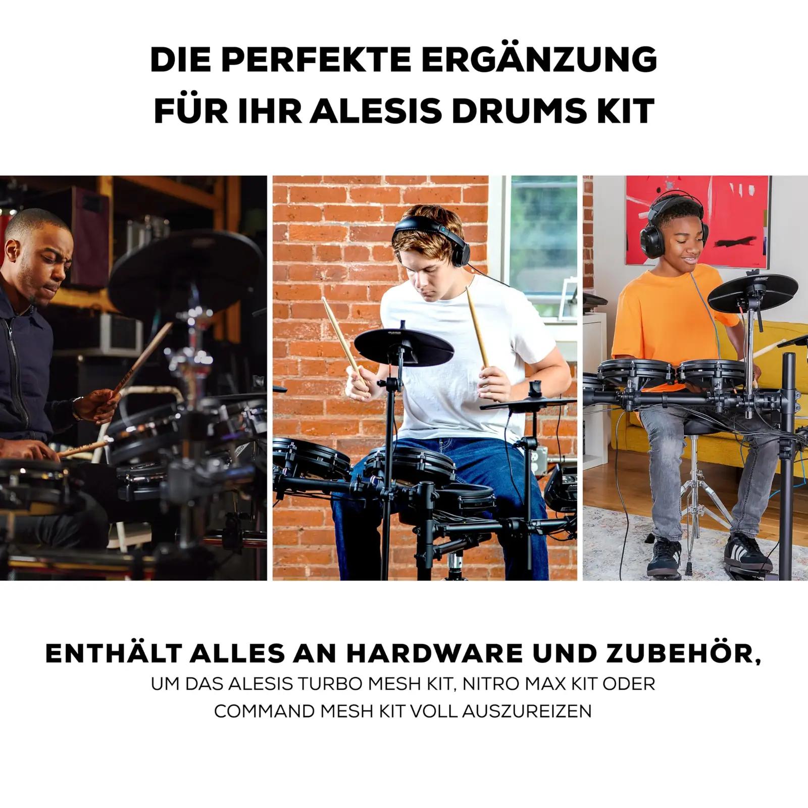 Alesis trummitarvikute komplekt – iste ja kõrvaklapid – lisavaade