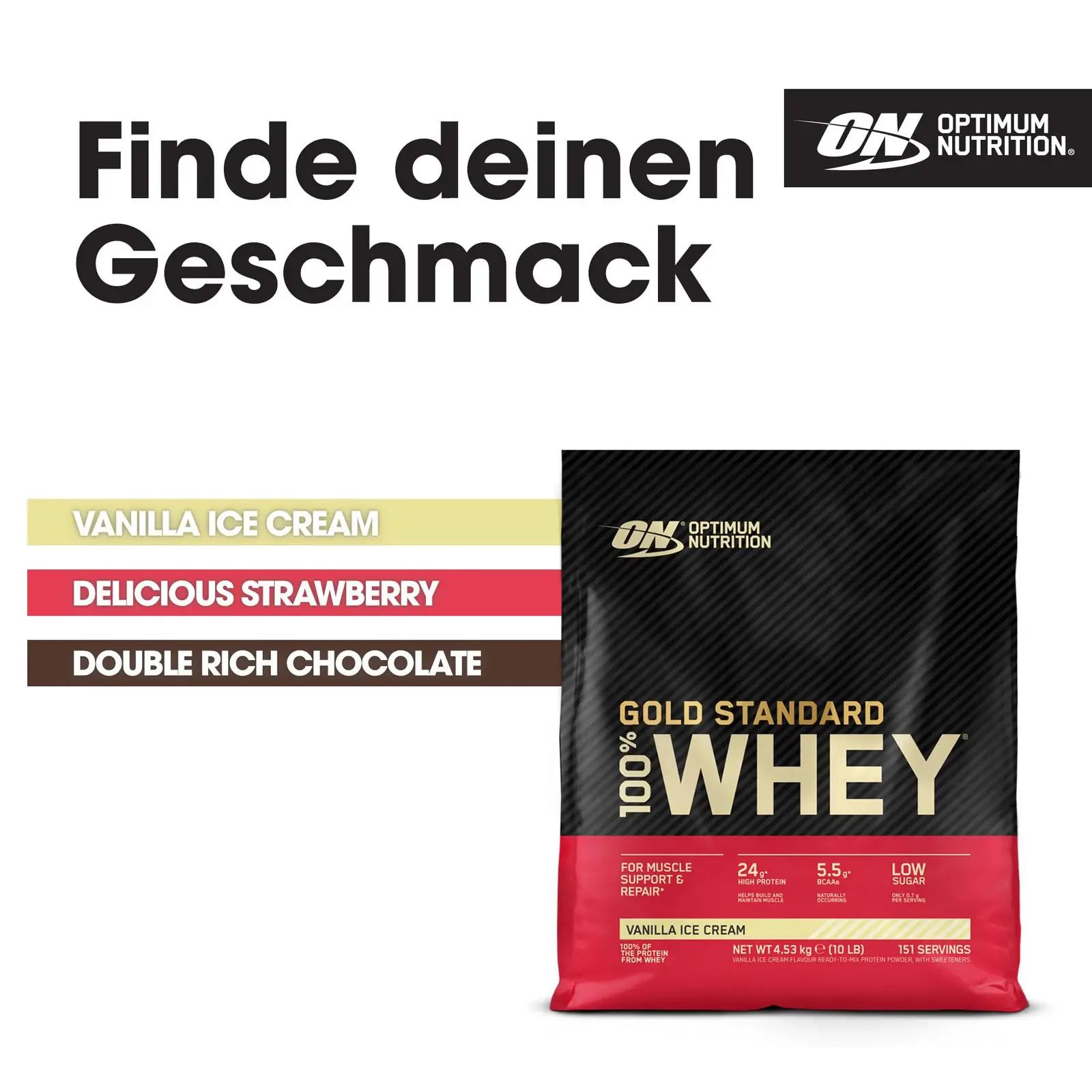 Optimum Nutrition vaniljevalgu pulber 4,53 kg – lihasmassi tugi – lisavaade