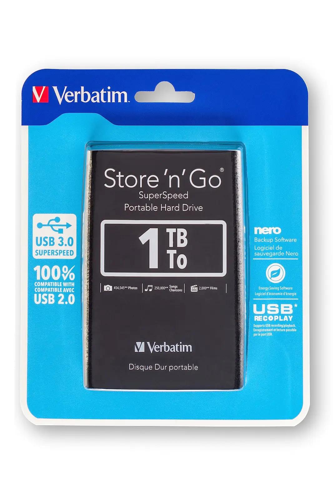 Verbatim väline kõvaketas 1 TB – kiire USB 3.0 lahendus – pilt 6