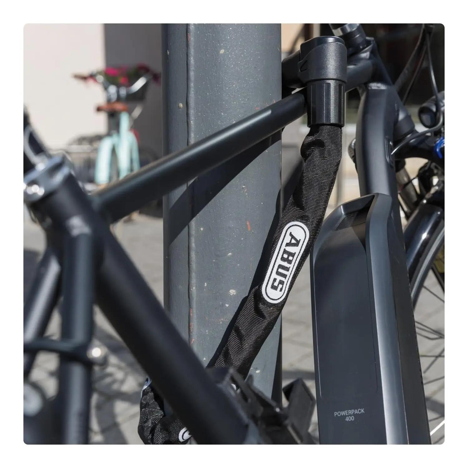 ABUS tugev kettlukk CityChain 110 cm — turvaline jalgrattalukk – pilt 6