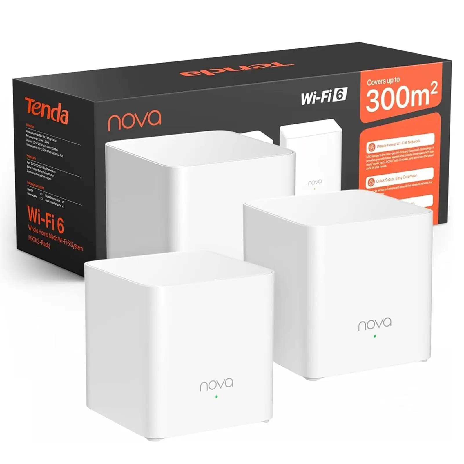 Tenda MX3 kodune mesh-WiFi AX1500 – usalduslik katvus