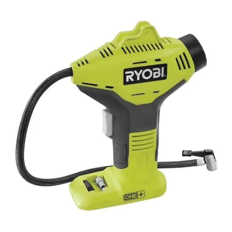 RYOBI akukompressor – kaasaskantav 18 V täispump auto ja rattale – kasutusnäide