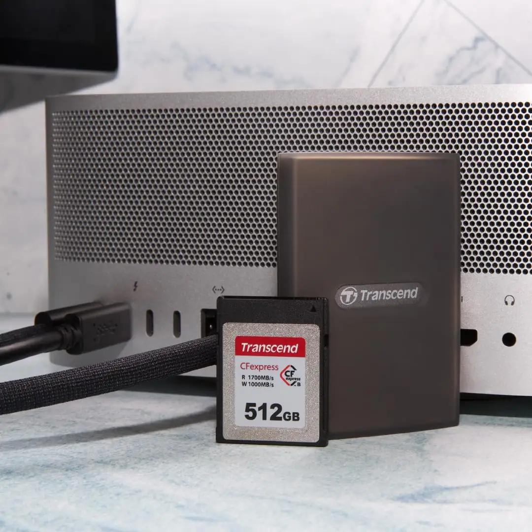 Transcend kiire CFexpress Type B 256GB salvestuskaart – lisavaade