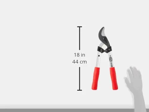 FELCO vastupidav aiakäärid 40 cm — tugev alumiiniumkäepide – pakend ja tarvikud