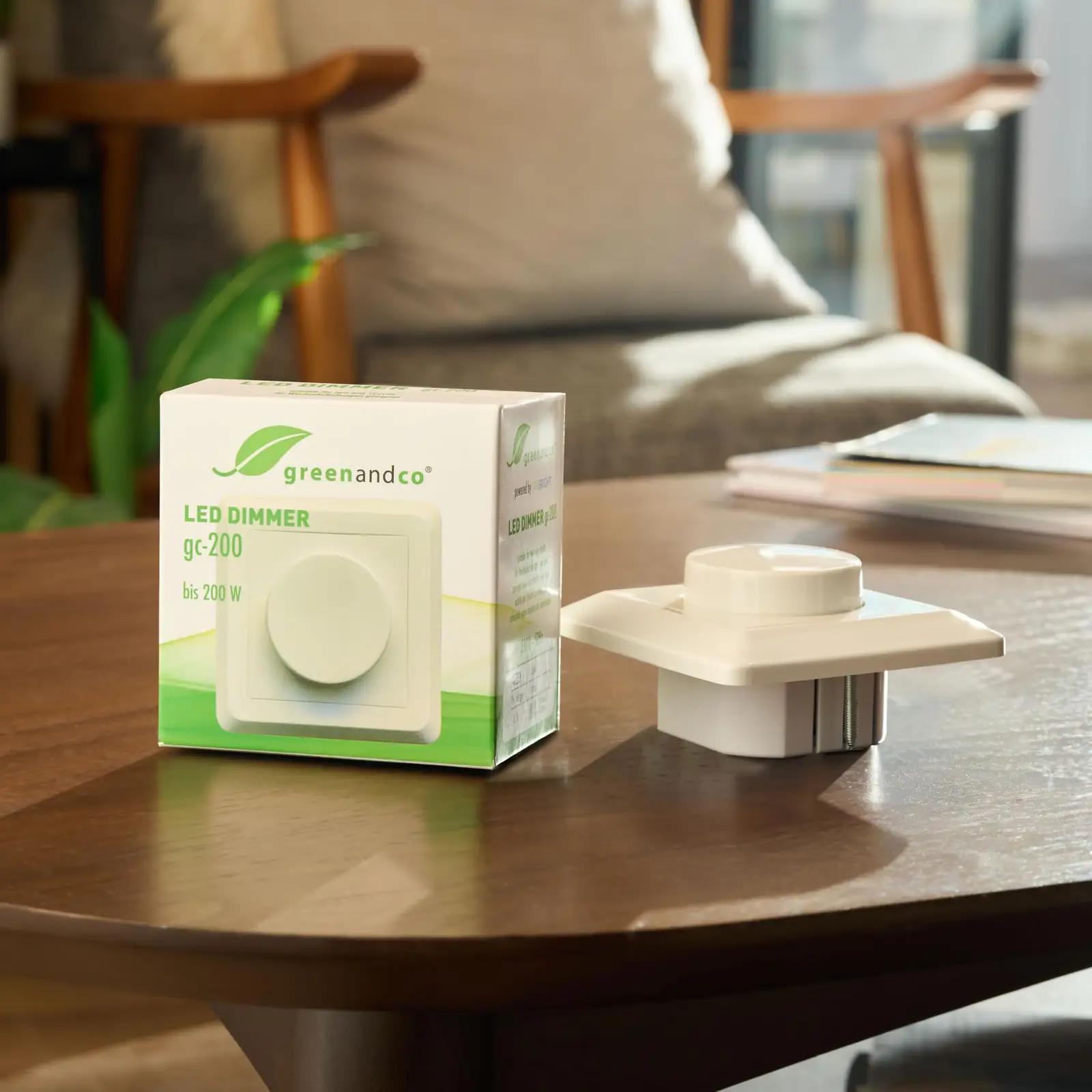 greenandco seinasisene dimmer gc-200 — 2tk valge plastik – pilt 6