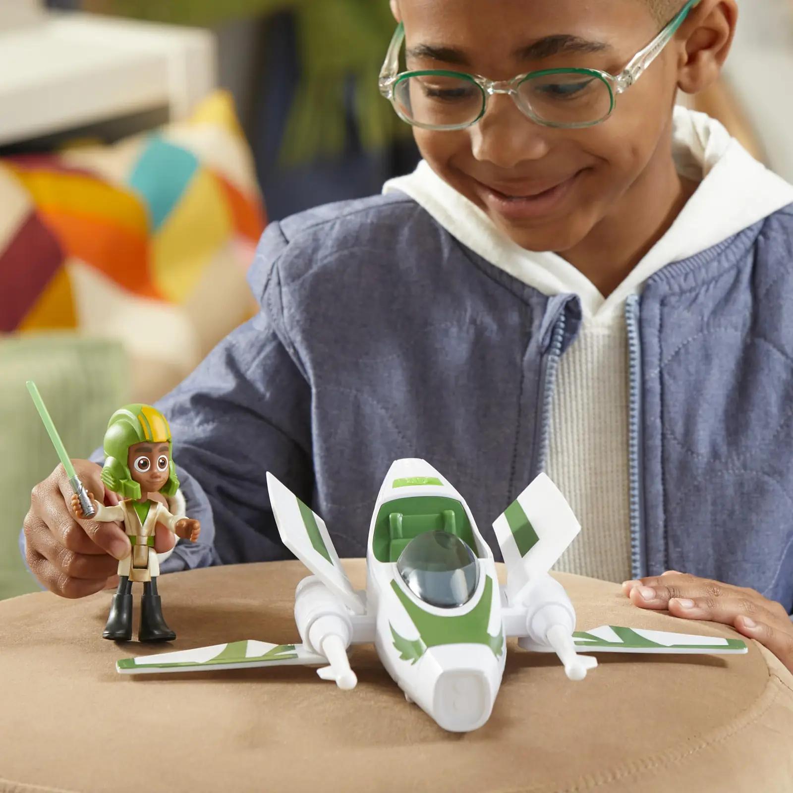 Star Wars stiilne plastikust Jedi-piloodi figuur – mänguasi F8014 – pilt 7