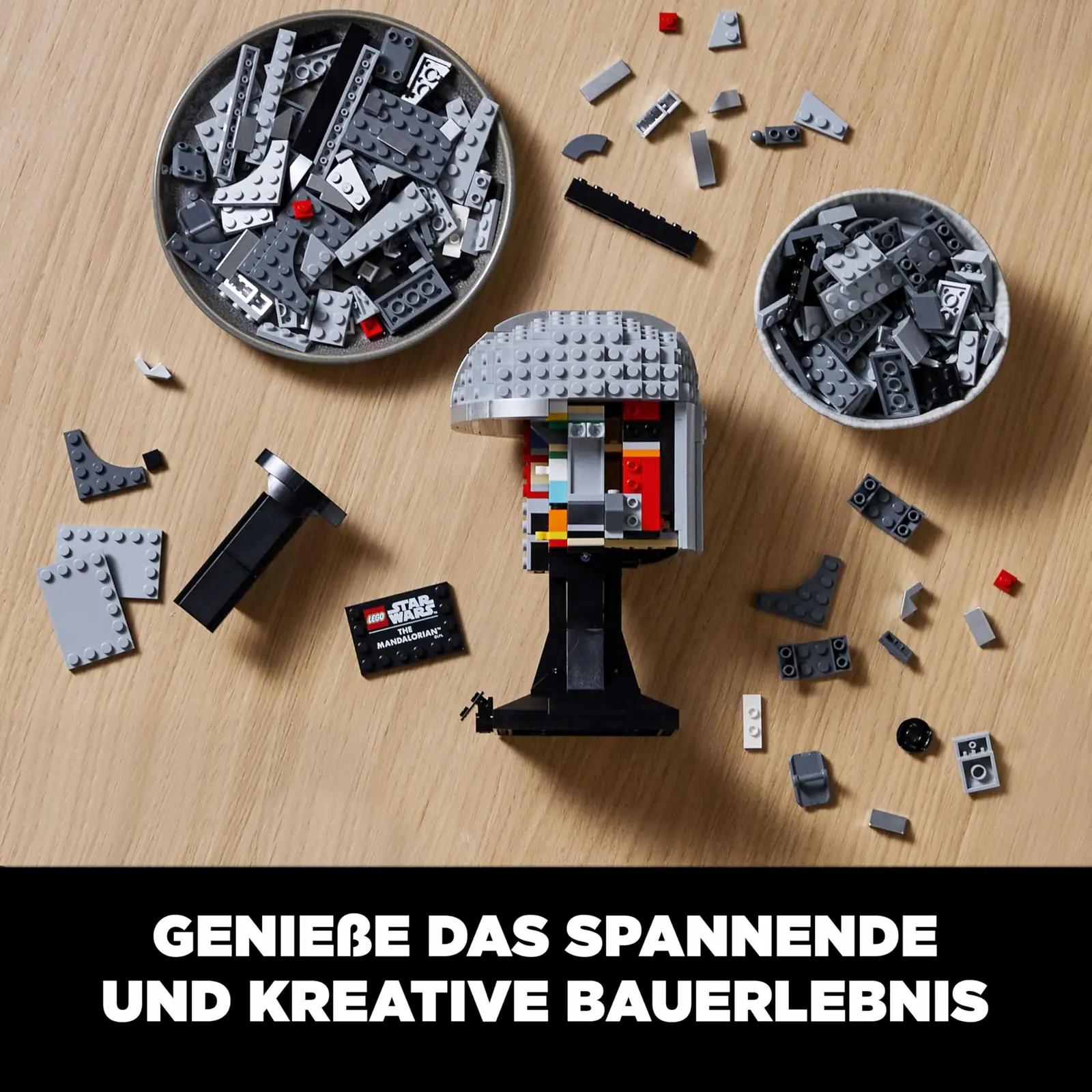LEGO Mandaloriani kiivri mudel — dekoratiivne – kasutusnäide