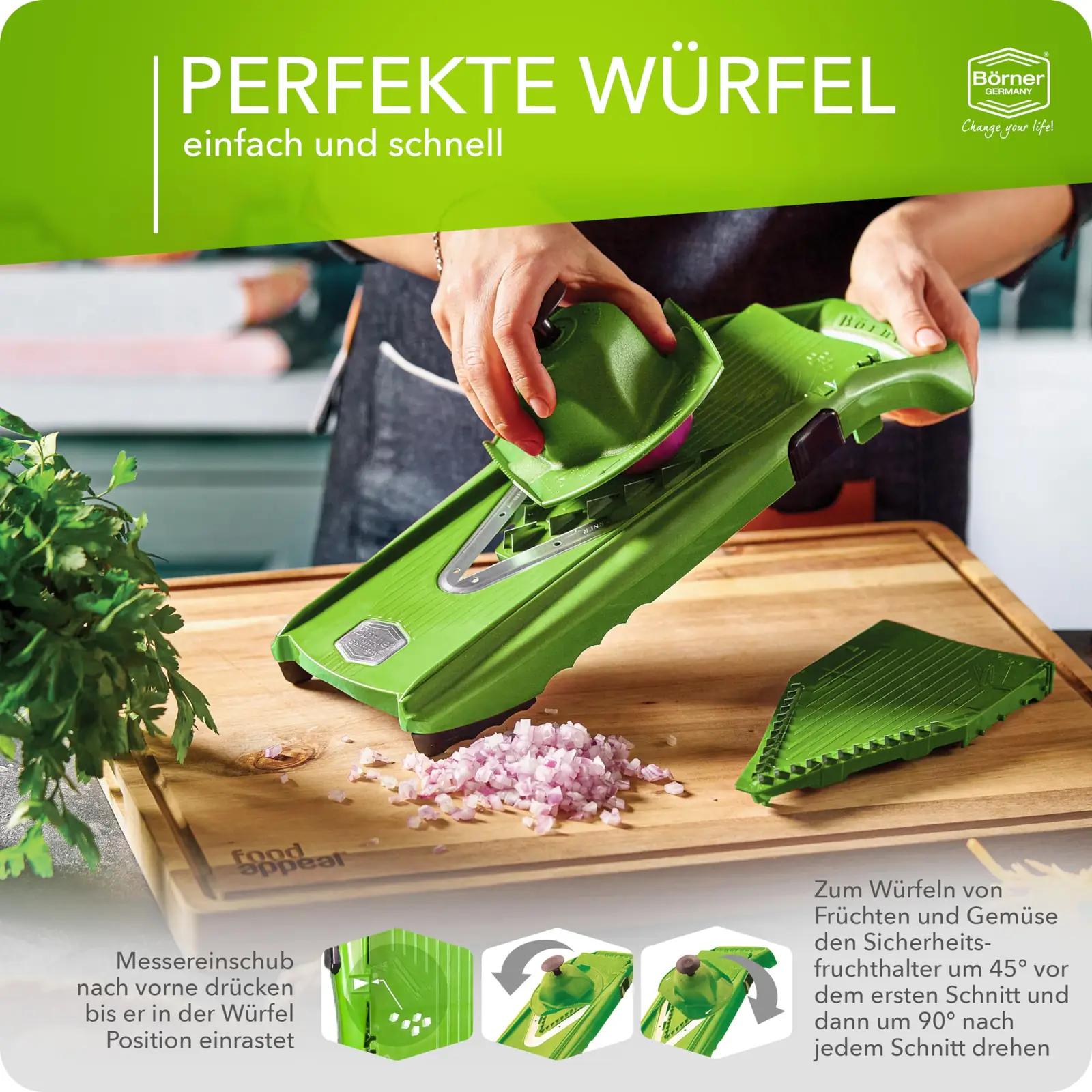 Börner köögihobel V5 — rohelise Starter Setiga – lisavaade