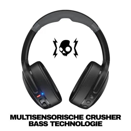 Skullcandy Crusher Evo juhtmevabad kõrvaklapid tugev bassiga – detailne vaade