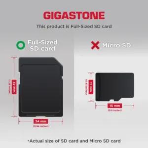 Gigastone 804272756517 mälukaardid – detailne lähivaade