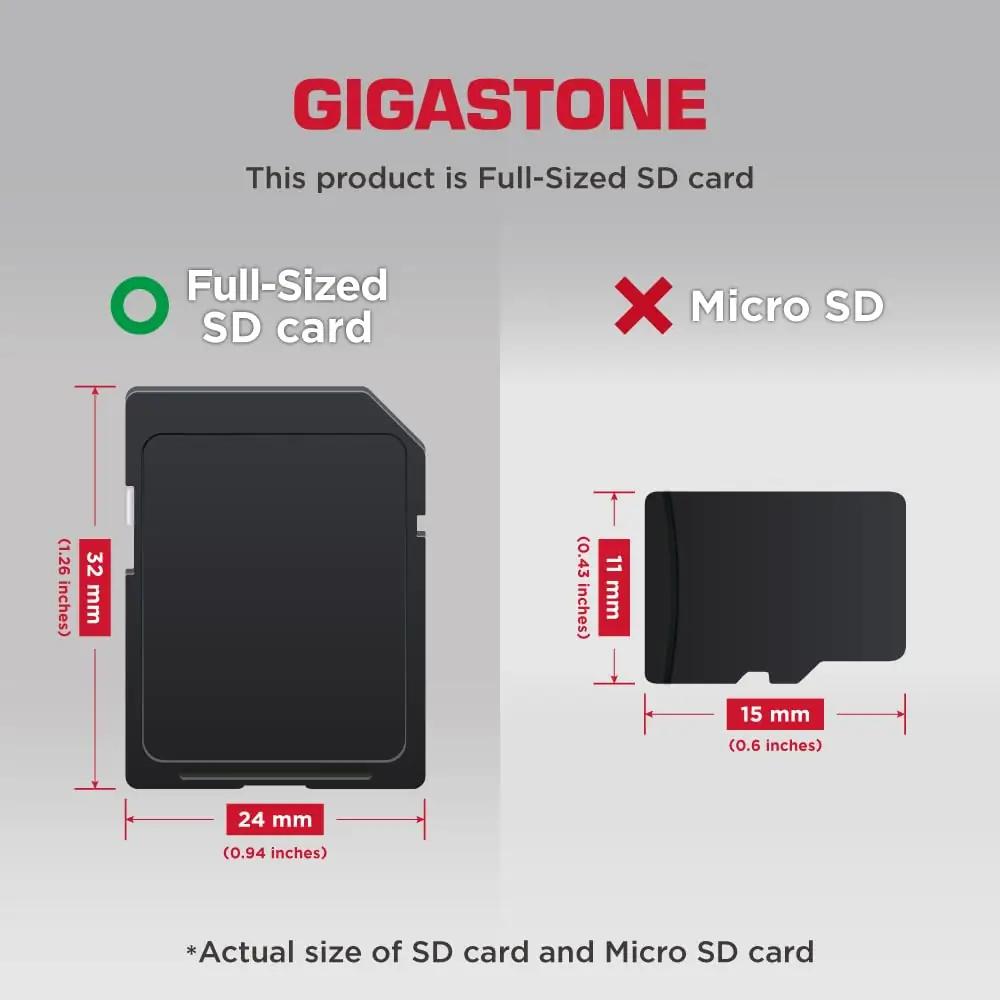 Gigastone 804272756517 mälukaardid – detailne lähivaade