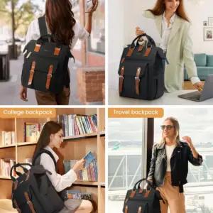 LOVEVOOK backpack arvutid ja tarvikud – detailne lähivaade