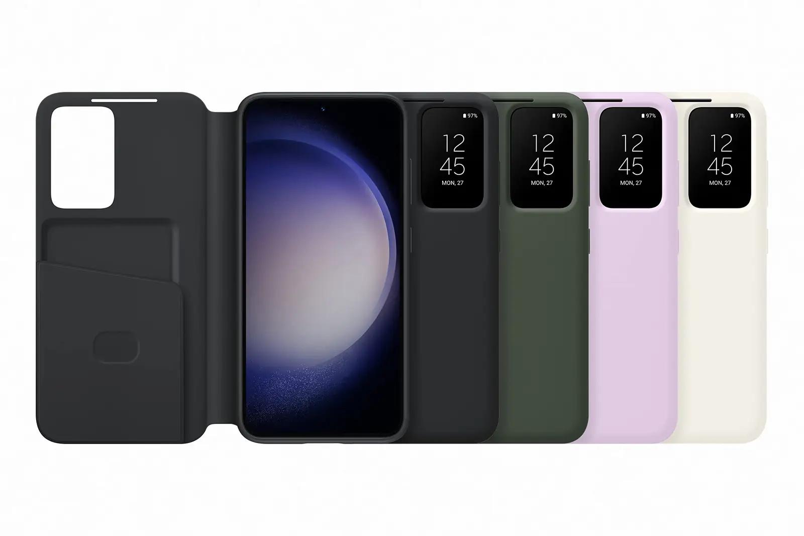 Samsung kaitsev nahkne taskuga ümbris — Smart View rahakott – pilt 6