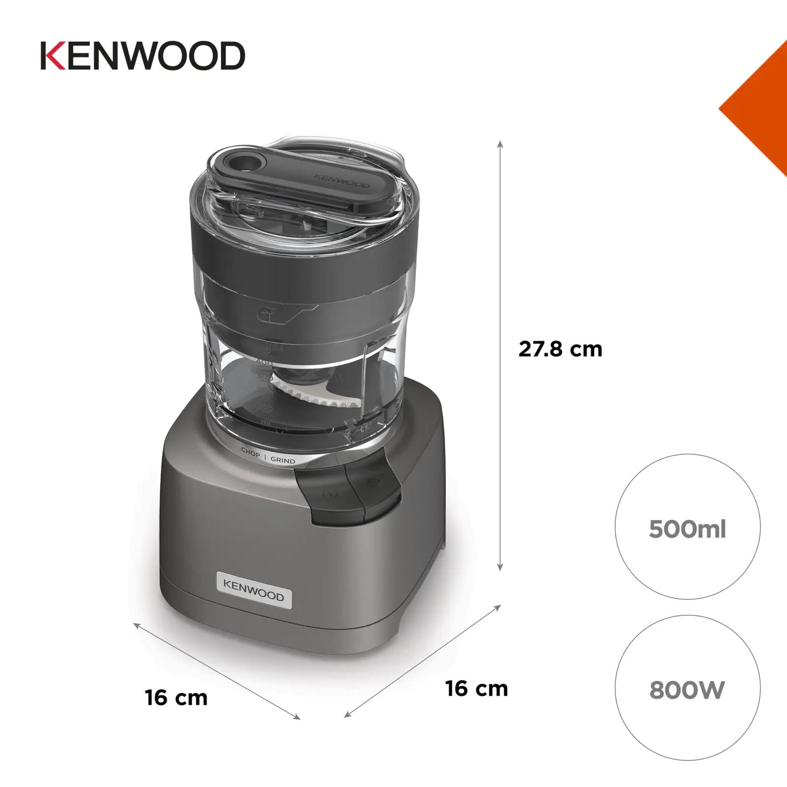 Kenwood roostevaba Duo Prep — kompaktne vürtsiveski ja hakkija – pilt 6