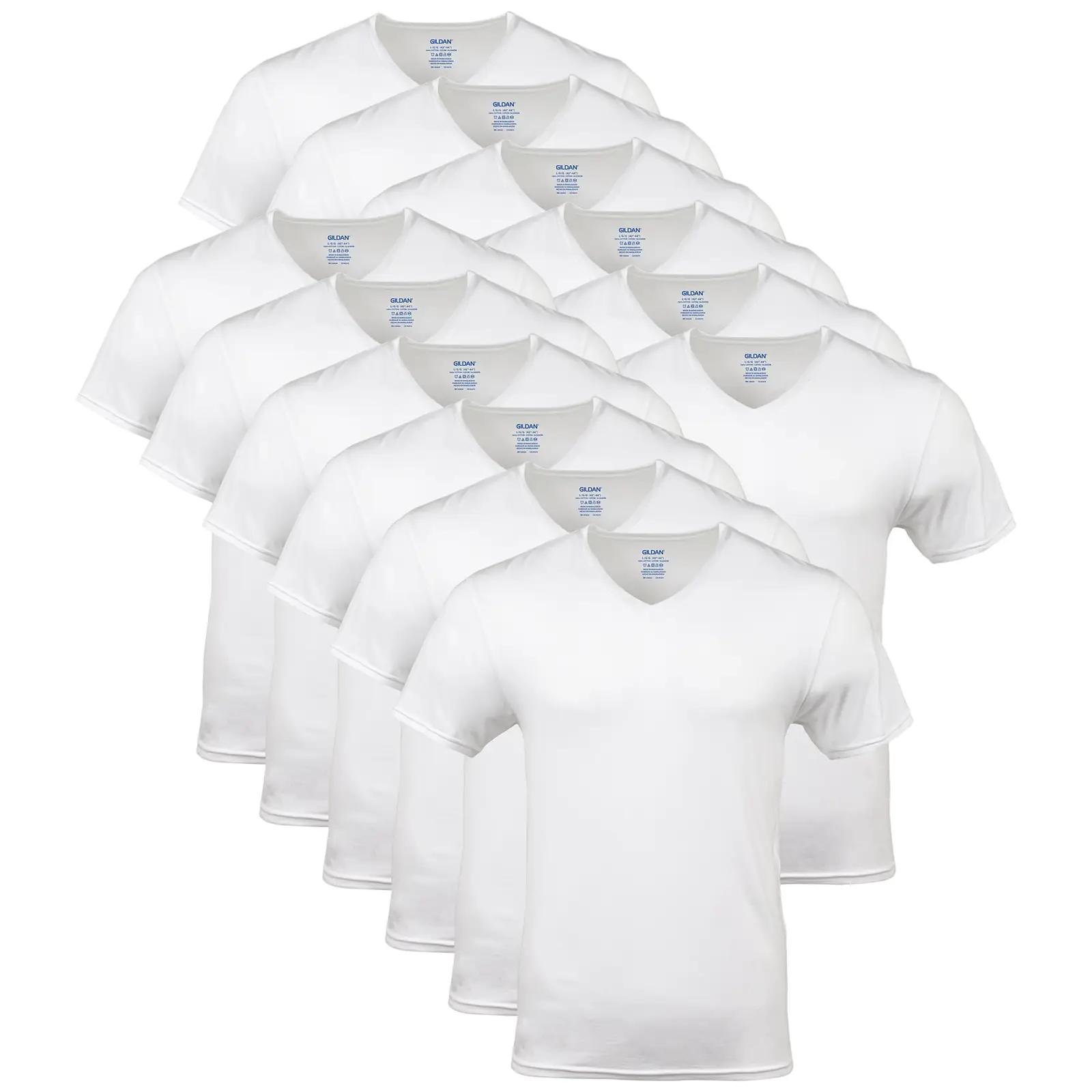 Gildan pehmed V-kaelusega T-särgid 12-pack — mugavus
