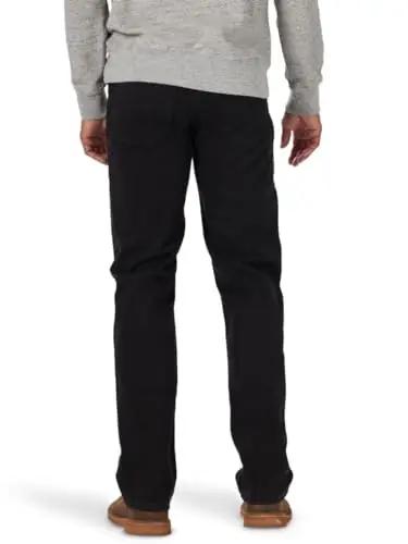 Wrangler Authentics mugavad mustad Regular Flex teksapüksid – pakend ja tarvikud