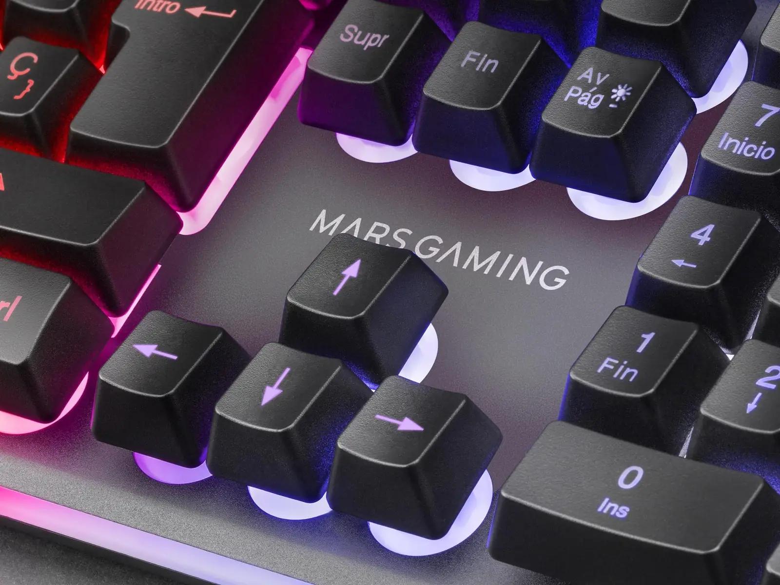 Mars Gaming mängukomplekt: H-Mech FRGB klaviatuur – kasutusnäide