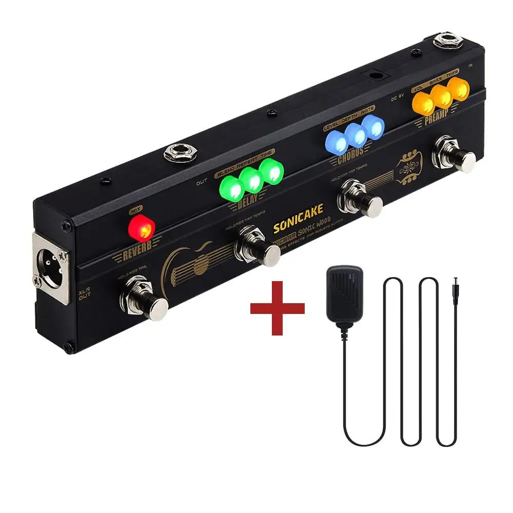 SONICAKE puidune multi-efektpedal akustilisele kitarrile — – pilt 8