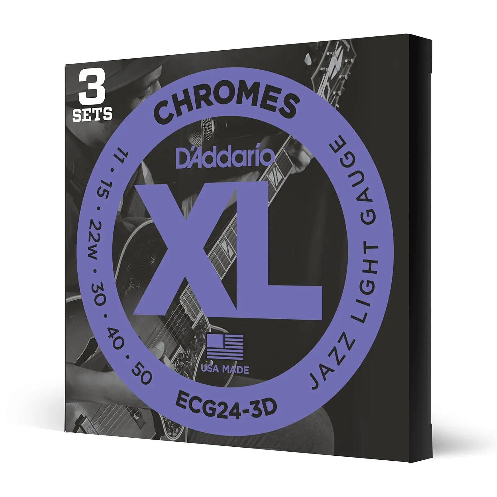 D'Addario ECG24-3D elektrikitarride keeled – toote esivaade
