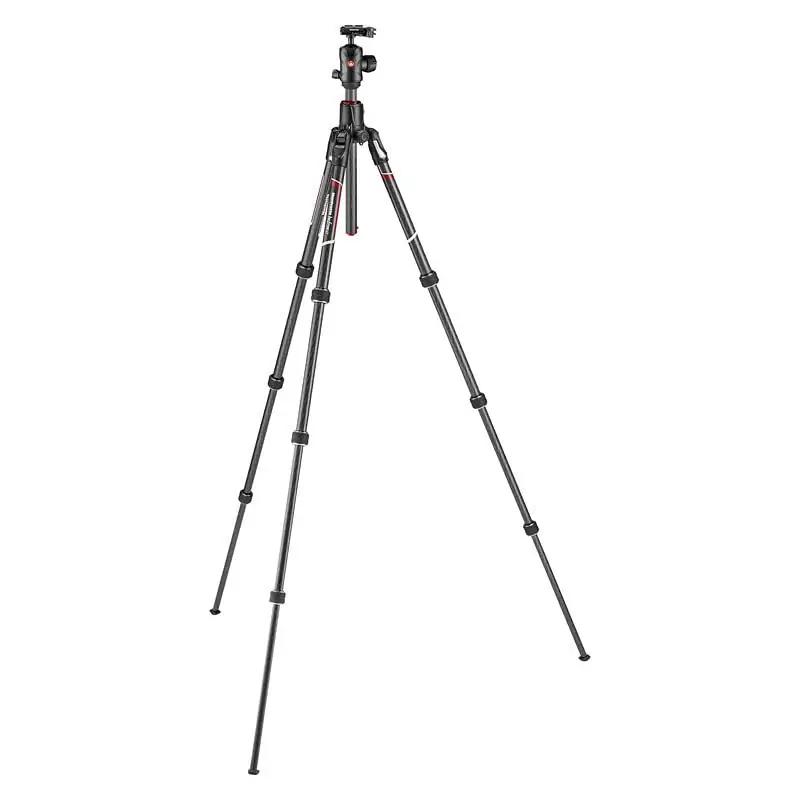 Manfrotto süsinikkiust reisistatiiv professionaalsele – kasutusnäide