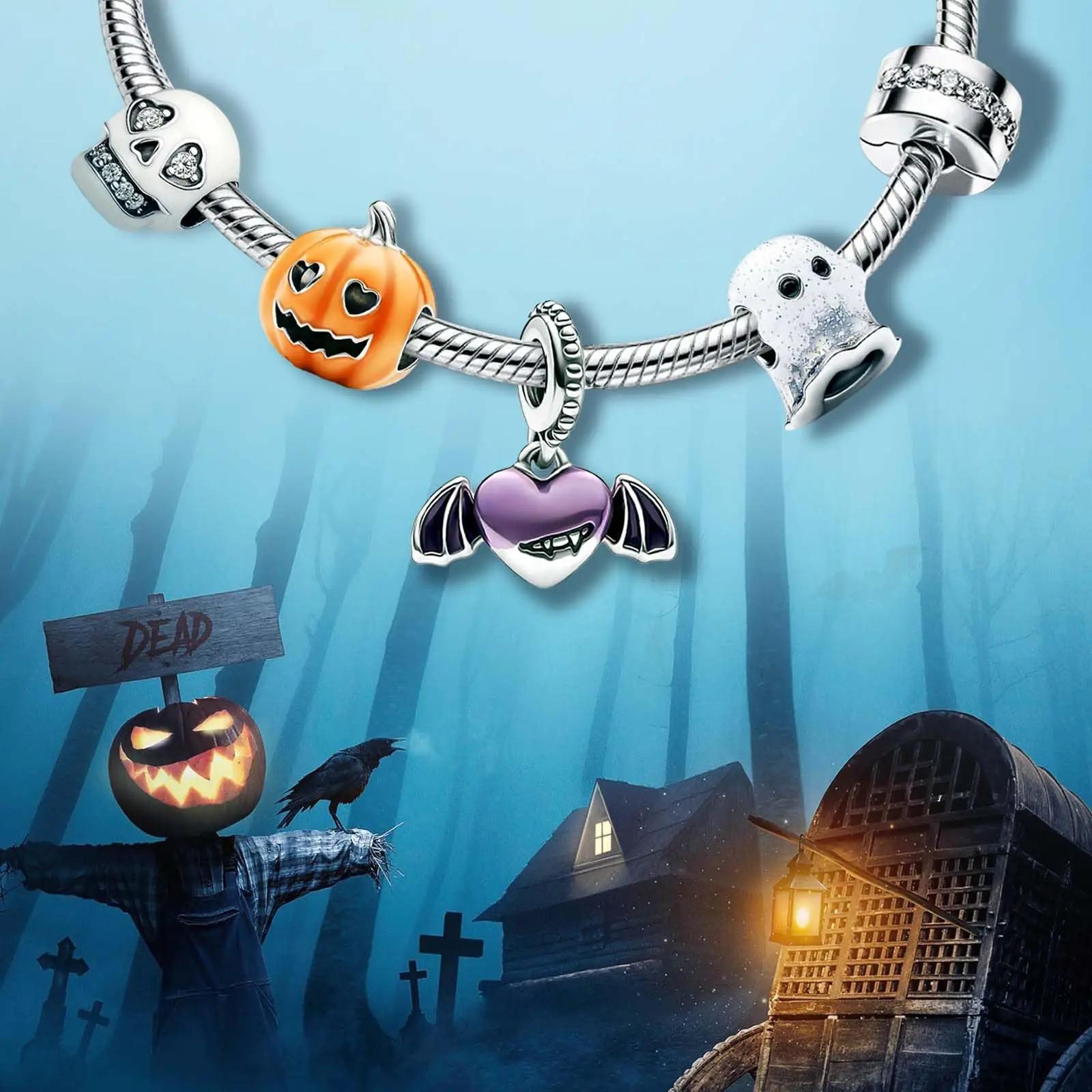 PHCLASY sterlinghõbe luukera ripats — stiilne Halloween kingitus – kasutusnäide