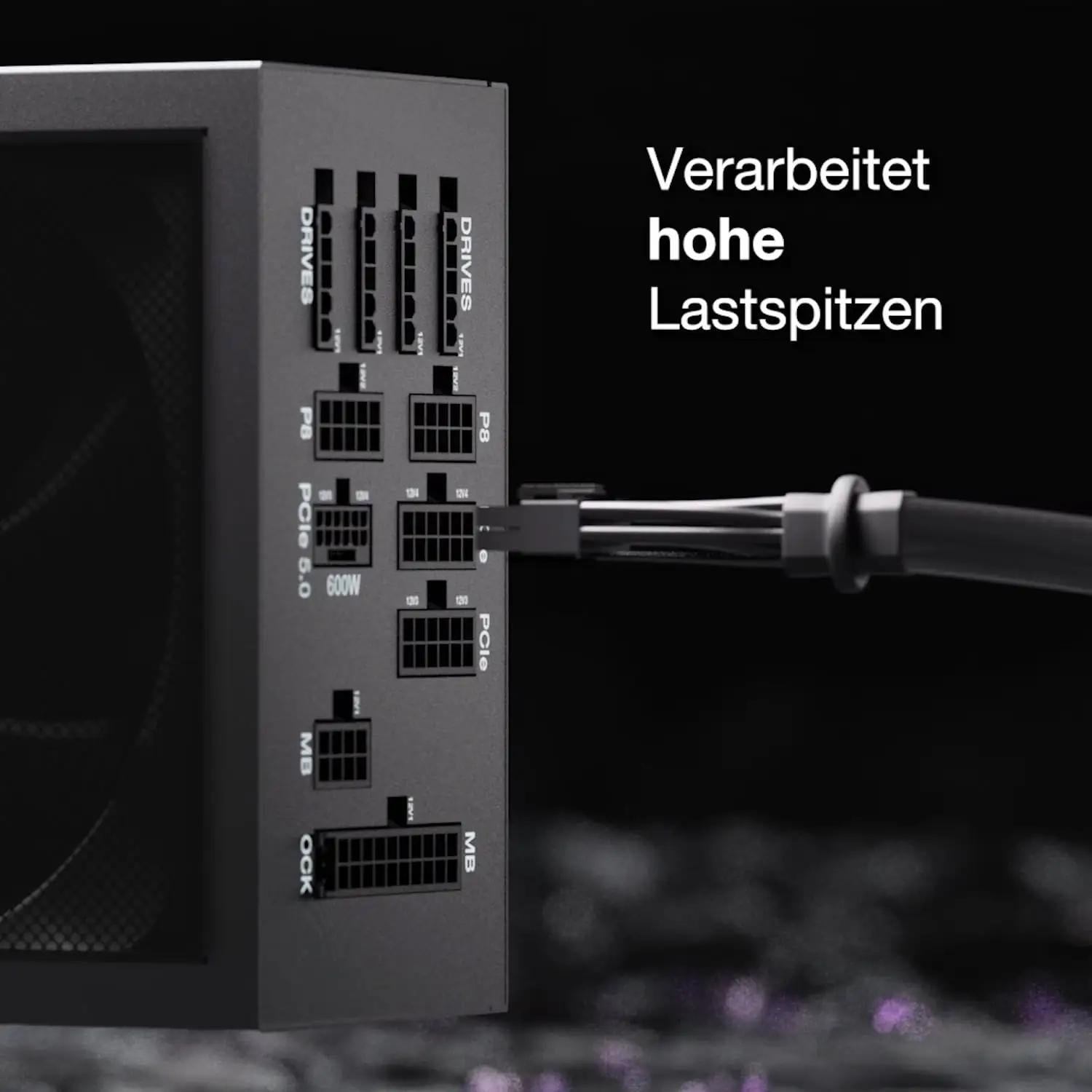 be quiet! vaikne 1000W toiteplokk — kõrge efektiivsusega valik – pakend ja tarvikud