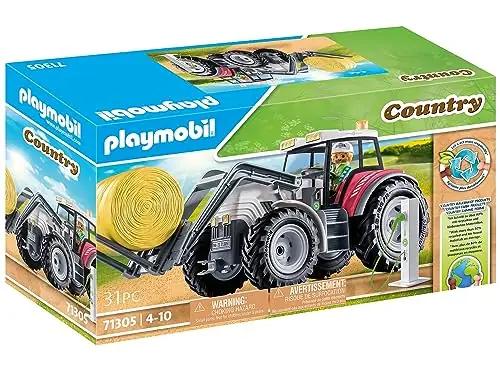 PLAYMOBIL suurtõll traktor lastele – sähkölaadija ja katusega – detailne vaade