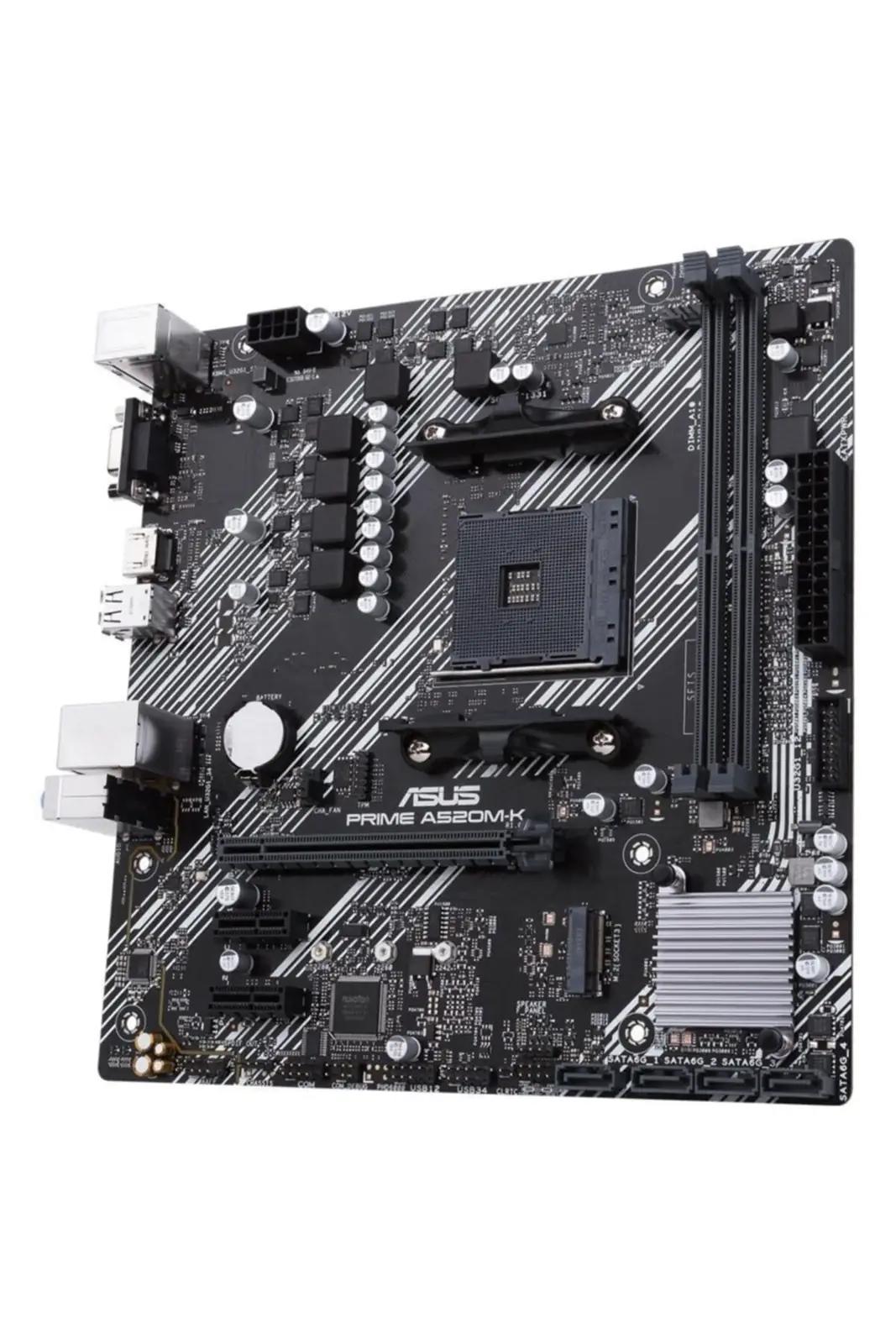 ASUS emaplaat A520M-K micro-ATX — stabiilne ja kompaktne alus – kasutusnäide