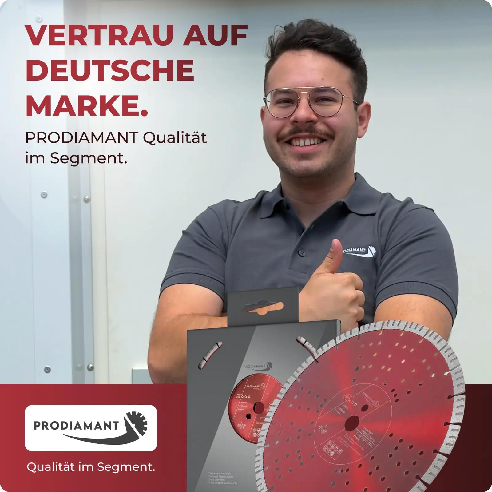 PRODIAMANT tugev turbo teemantketas betoonile 350 mm – pilt 7