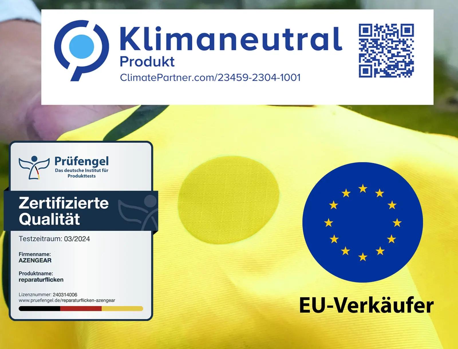 aZengear vastupidavad ripstop parandustäpid – kasutusnäide