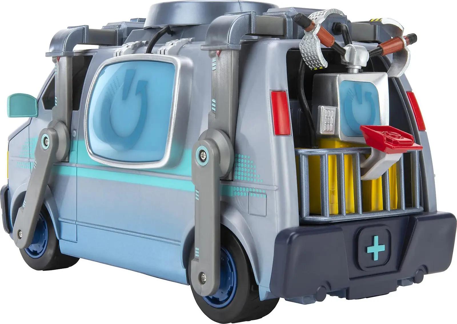 Fortnite Reboot Van – plastist mänguauto heli ja valgusega – kasutusnäide