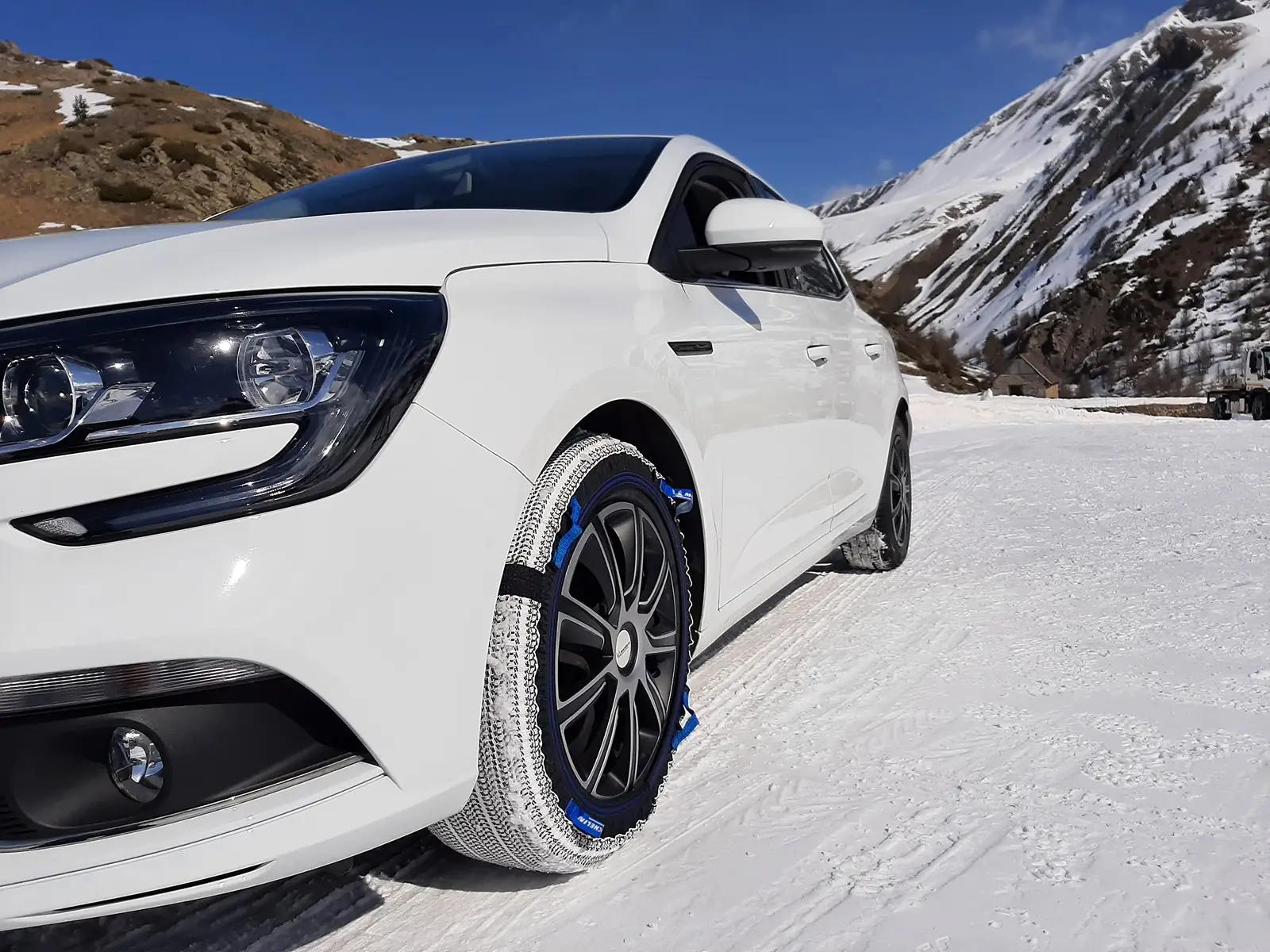 MICHELIN tekstiililised lumisokid EVO5 — lihtne paigaldus – pakend ja tarvikud