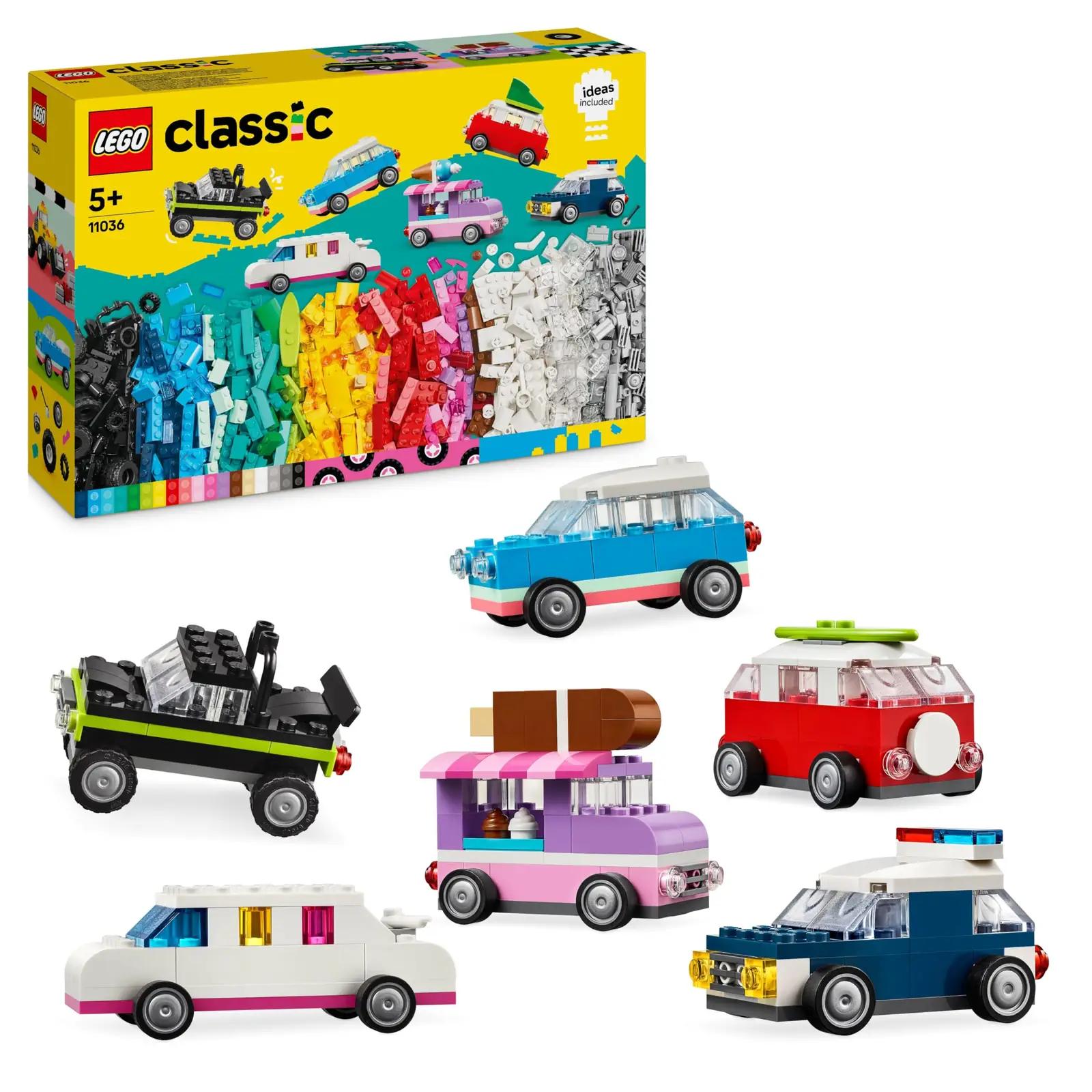 LEGO värvikas sõidukikomplekt – loov ehitusmäng 11036