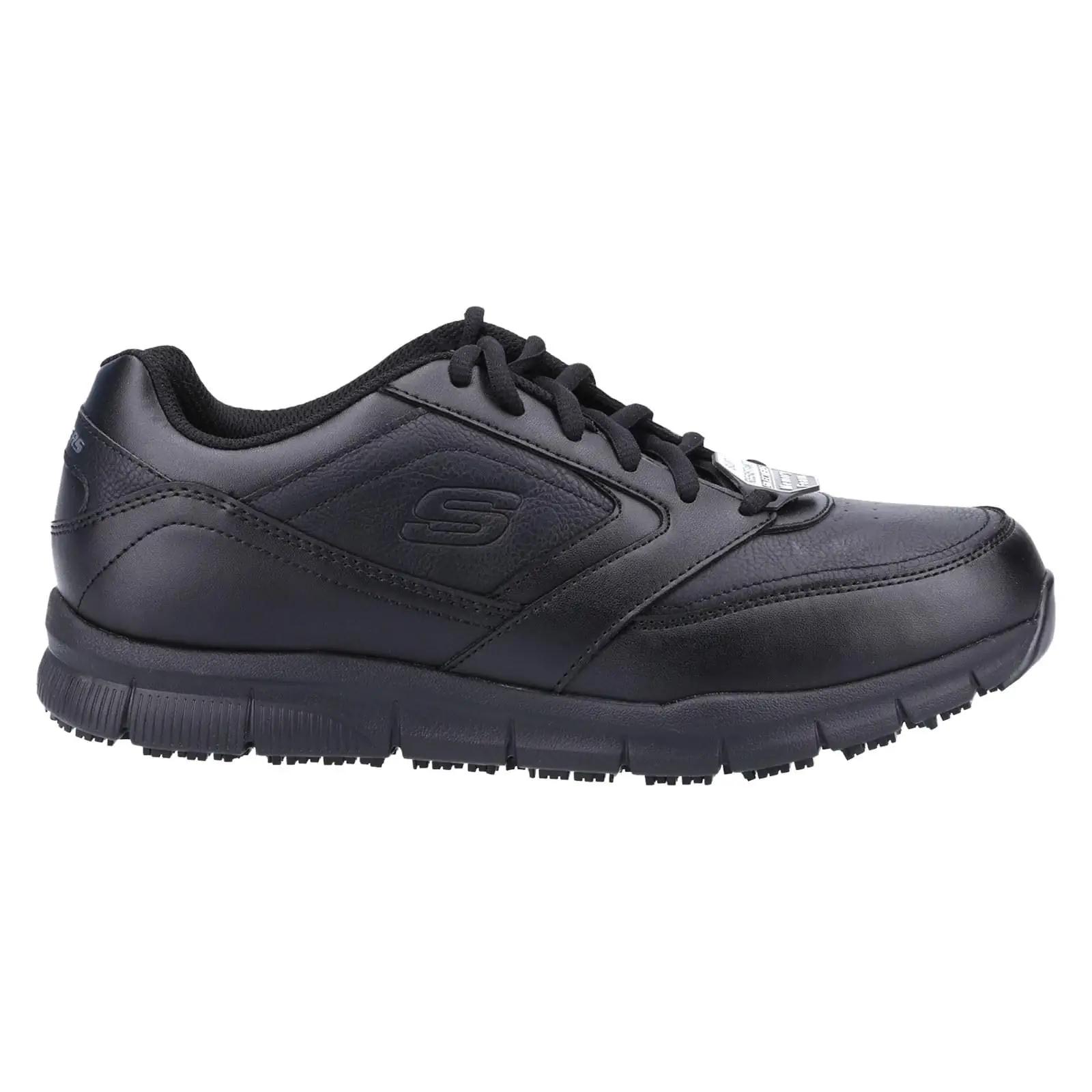 Skechers mustad töösaapad nylonist — vastupidav ja mugav – pilt 9