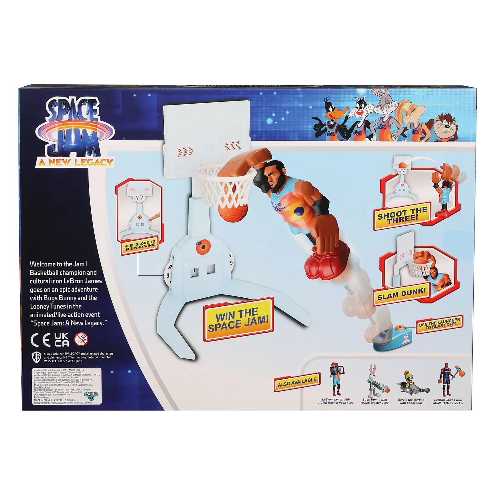 Famosa Space Jam mänguline plastikust korvpallikomplekt lastele – pilt 6