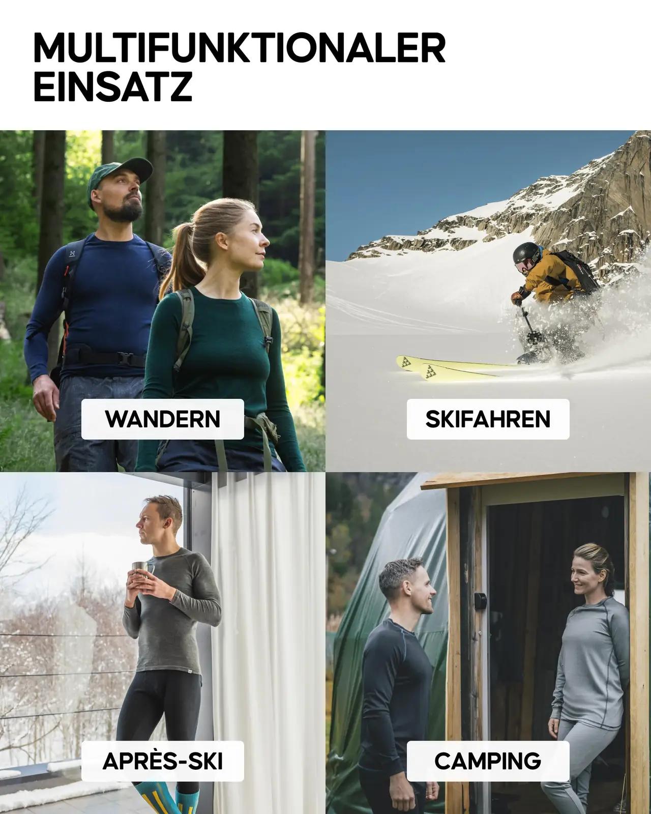 DANISH ENDURANCE meriinovillased termopüksid — soojad ja hingavad – kasutusnäide