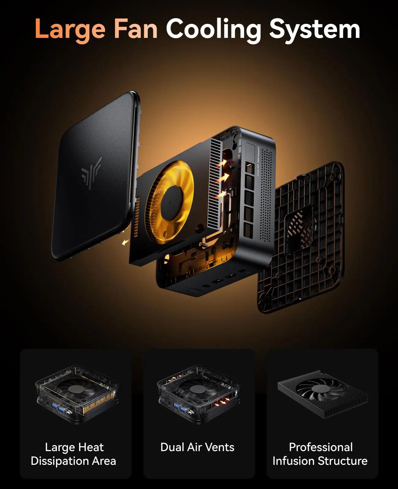 NiPoGi nutikas mini-PC — vastupidav ja kompaktne kodu- ja – pilt 6