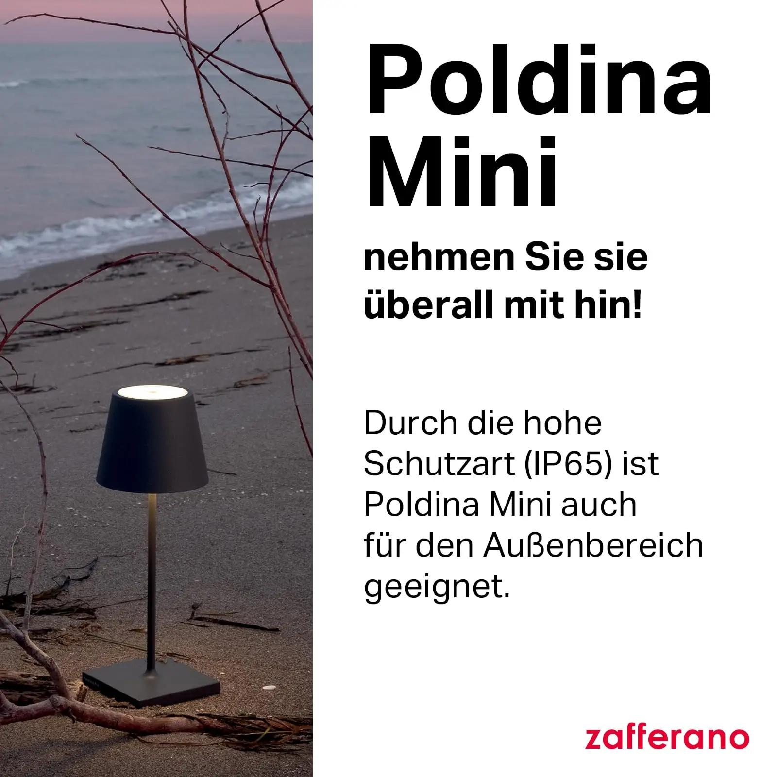 Zafferano valgusti Poldina Pro Mini — akkuga välikasutuseks – pakend ja tarvikud
