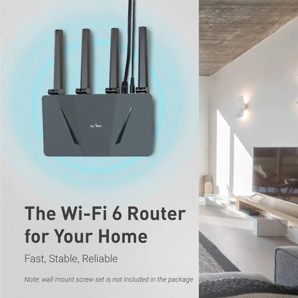 GL.iNet nutikas WiFi 6 ruuter – kiire ja turvaline koduühendus – pilt 6