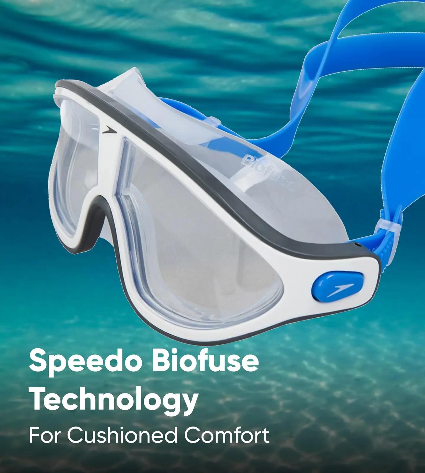 Speedo veekindel Biofuse Rift ujumisprillid – mugav ja anti-fog – pakend ja tarvikud