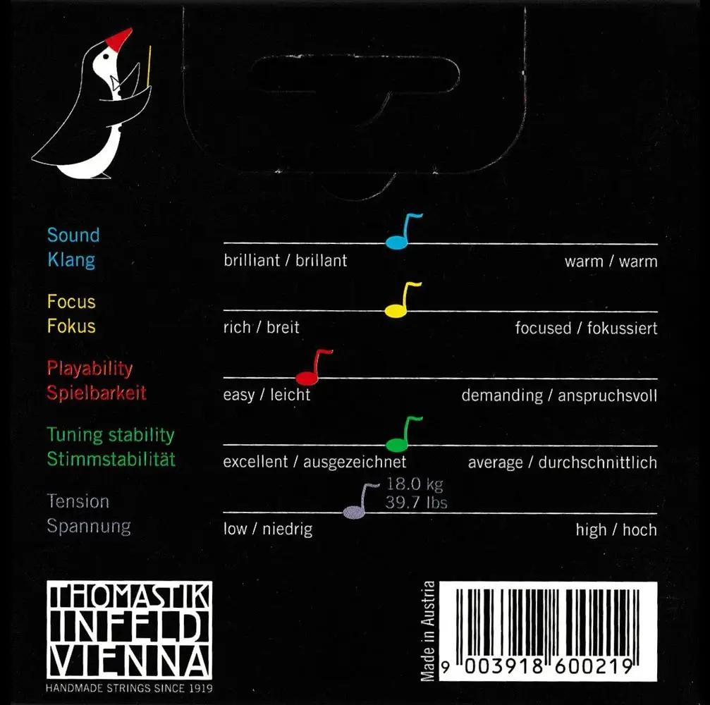 Thomastik-Infeld 135.12 keelpillikeeled – detailne lähivaade