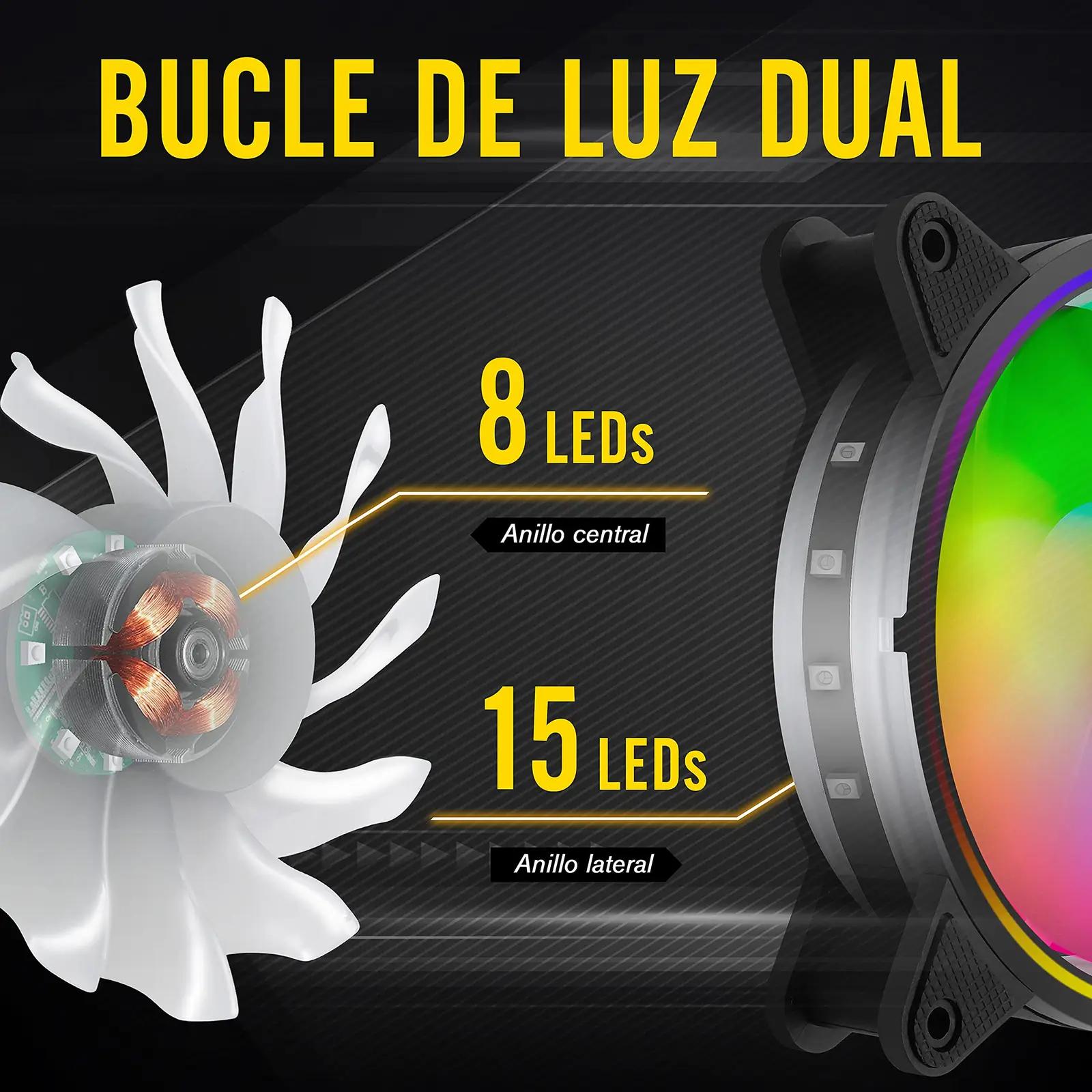EZDIY-FAB RGB 120mm ventilaatorid – vaikne jahutus ja stiil – pakend ja tarvikud