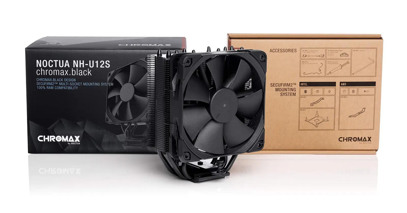 Noctua vaikne ja must CPU jahuti – vastupidav cuprustehnika – kasutusnäide
