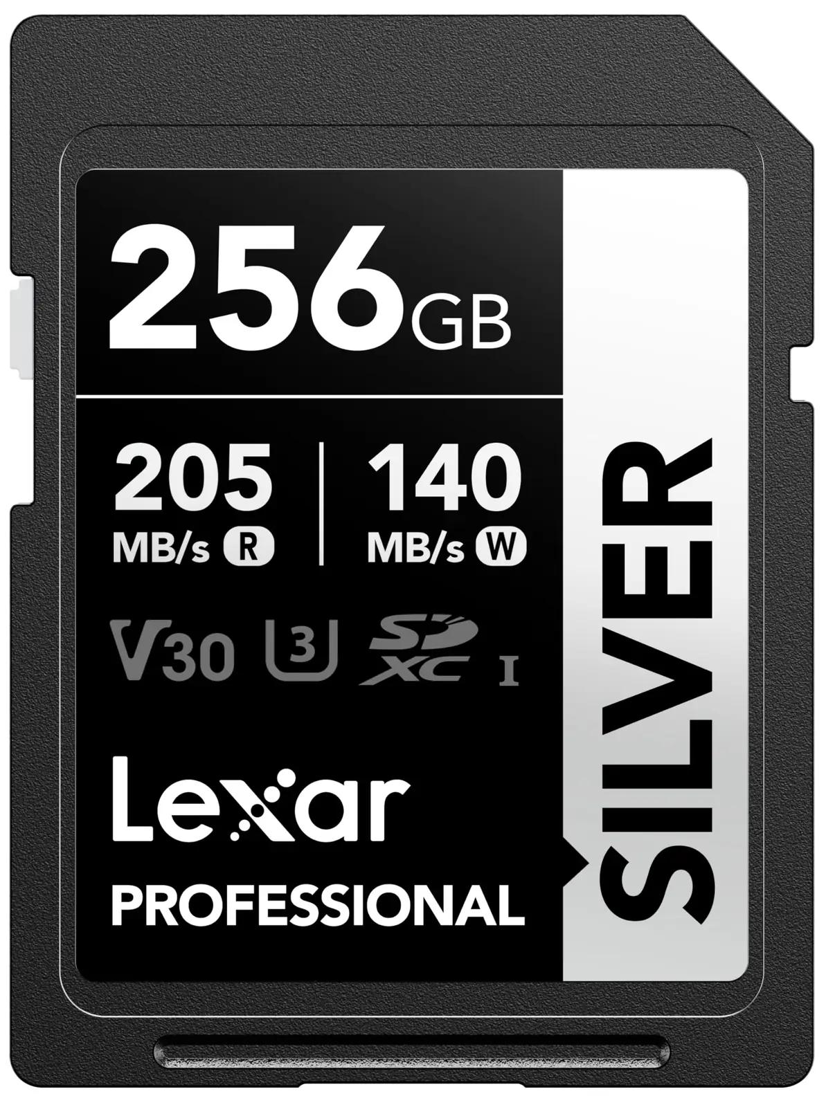 Lexar LSDSILV256G-BNNAA mälukaardid – toote esivaade
