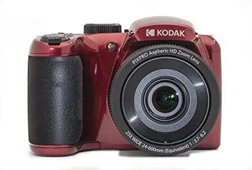 KODAK kompaktne 25× optiline zoom – AZ255RD punane kaamera – detailne vaade