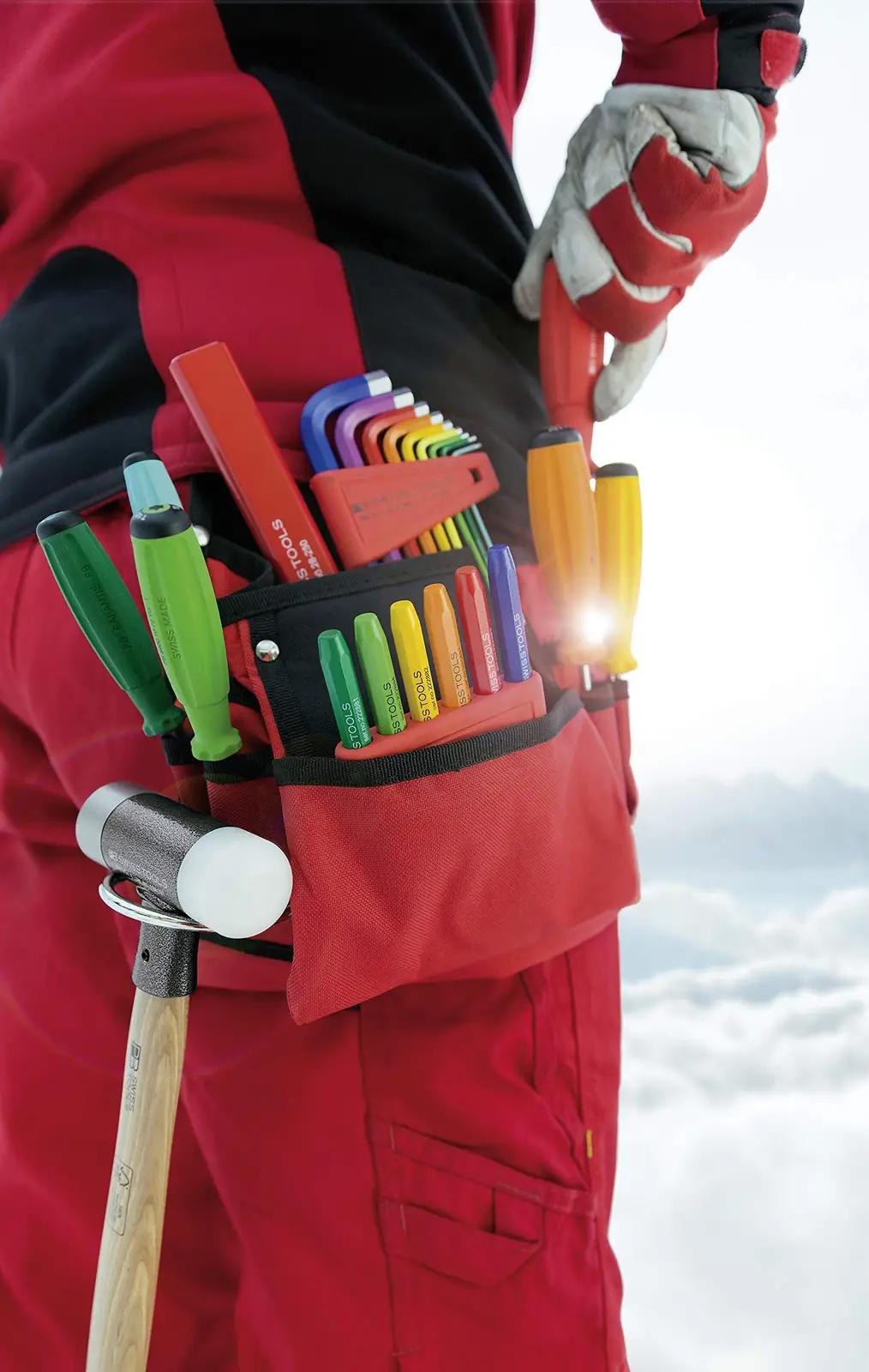 PB SWISS TOOLS vastupidav kruvikeerajakomplekt puutööks ja – pilt 7